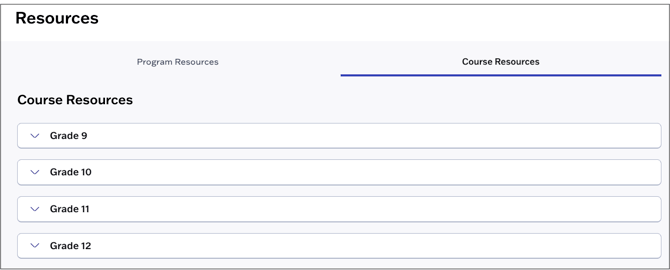 Odell-Course-Resources-Tab