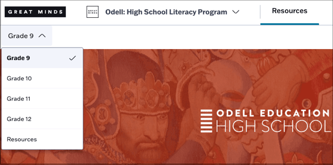 Odell-Grade-Level-Dropdown